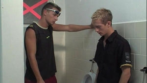 Blond Virgin Takes His First Load