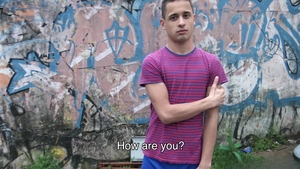 Latin Leche: Short Hair Twink Teased by Two Big Dicks