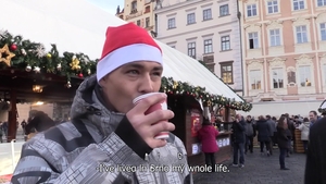 Czech Hunter: Festive Fingering of Friends in Frosted Windows