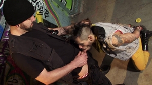 Fetish Force: Cuffed and Choked: Draven Gags on Steel